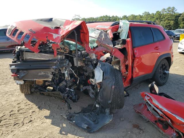 1C4PJMBX7KD230160 - 2019 JEEP CHEROKEE TRAILHAWK RED photo 1