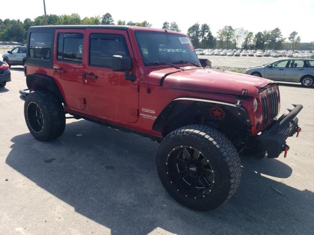 1J4BA3H18BL577066 - 2011 JEEP WRANGLER U SPORT RED photo 4