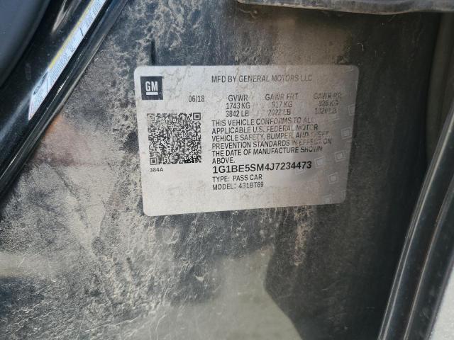 1G1BE5SM4J7234473 - 2018 CHEVROLET CRUZE LT 黑色 照片 13