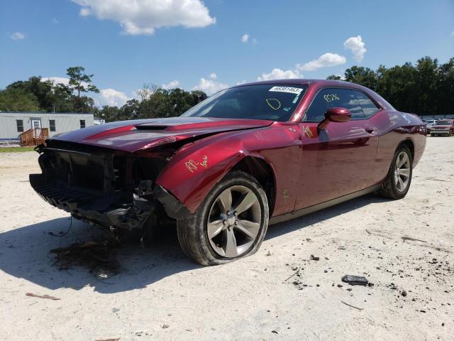 2C3CDZAG5JH287306 - 2018 DODGE CHALLENGER SXT RED photo 1