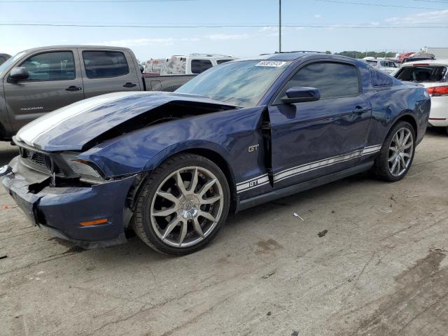 1ZVBP8CH0A5134139 - 2010 FORD MUSTANG GT BLUE photo 1