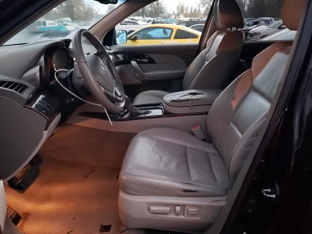 2HNYD2H64BH528161 - 2011 ACURA MDX TECHNOLOGY BLACK photo 7