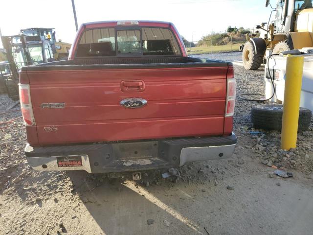 1FTPW12V69FA65005 - 2009 FORD F150 SUPERCREW MAROON photo 6