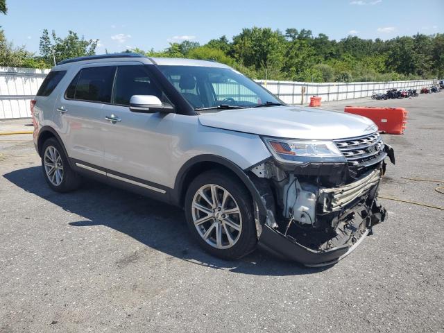 1FM5K8F8XHGD95265 - 2017 FORD EXPLORER LIMITED Srebrny zdjęcie 4