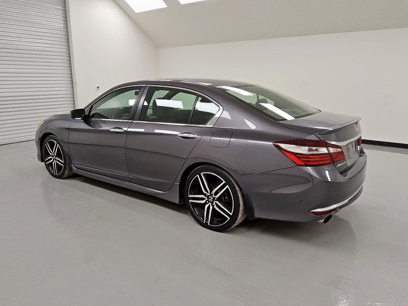 1HGCR2F5XHA000189 - 2017 HONDA ACCORD SPORT ნაცრისფერი ფოტო 2