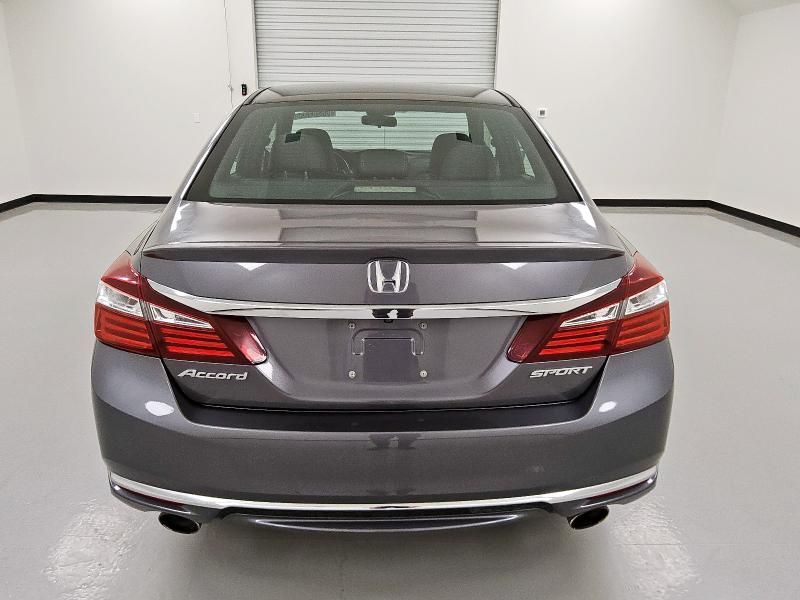 1HGCR2F5XHA000189 - 2017 HONDA ACCORD SPORT ნაცრისფერი ფოტო 6