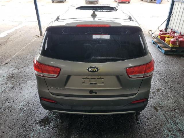 5XYPHDA50GG124170 - 2016 KIA SORENTO EX GRAY photo 6