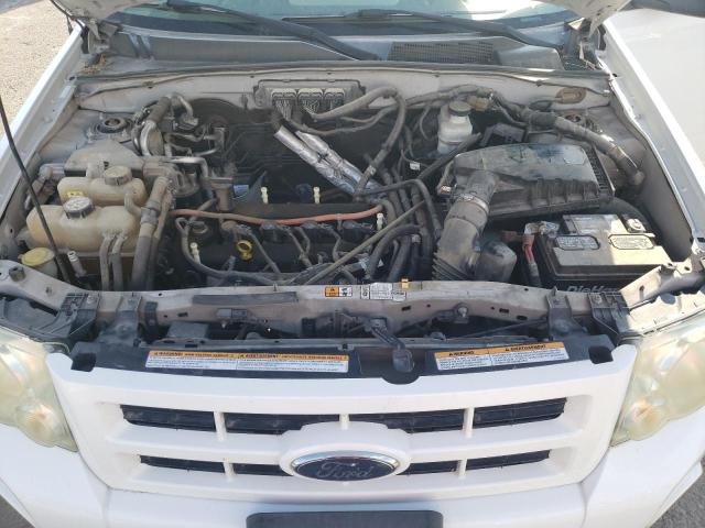 1FMCU49379KA49263 - 2009 FORD ESCAPE HYBRID WHITE photo 12