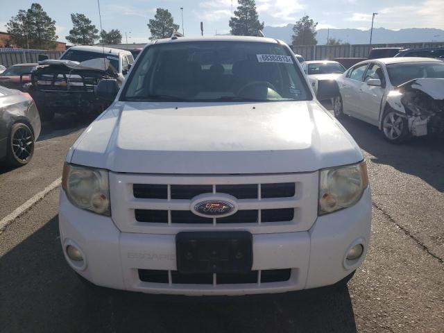 1FMCU49379KA49263 - 2009 FORD ESCAPE HYBRID WHITE photo 5