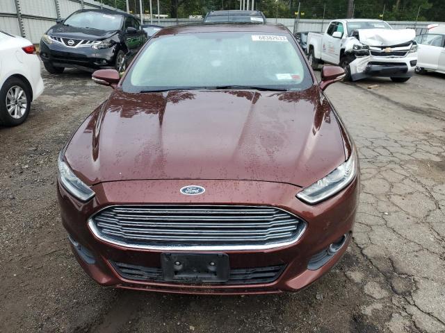 3FA6P0HD9FR108547 - 2015 FORD FUSION SE BURGUNDY photo 5