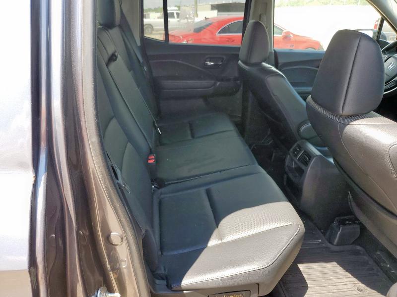 5FPYK3F79JB001516 - 2018 HONDA RIDGELINE RTL GRAY photo 10