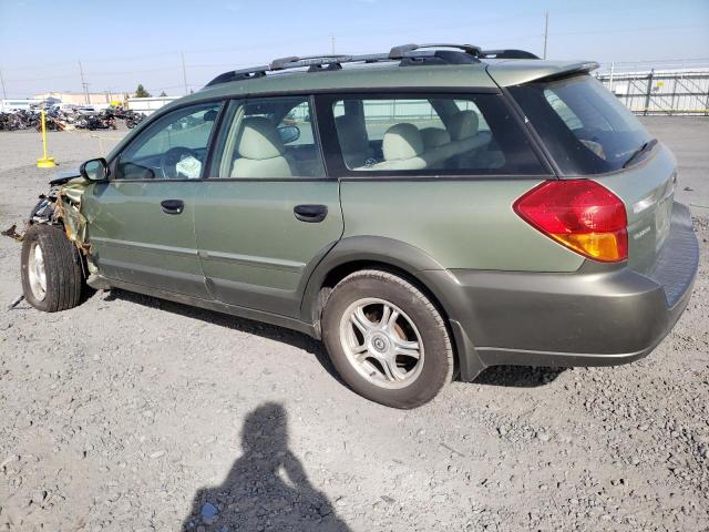 4S4BP61C967350349 - 2006 SUBARU LEGACY OUTBACK 2.5I GREEN photo 2