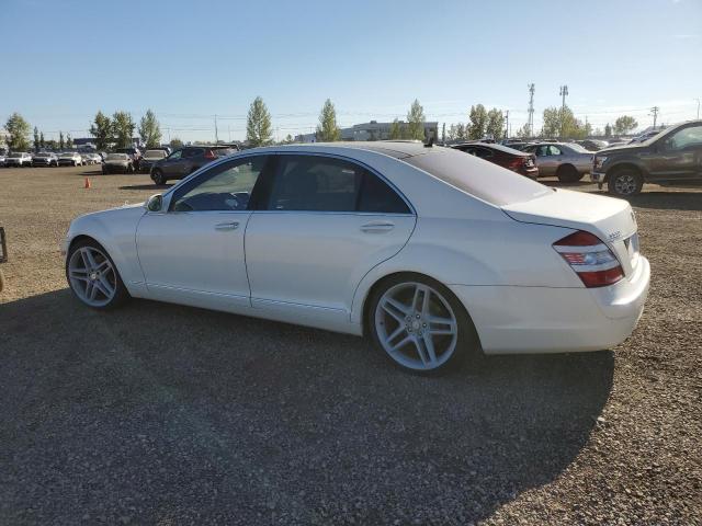 WDDNG86X07A145800 - 2007 MERCEDES-BENZ S 550 4MATIC WHITE photo 2