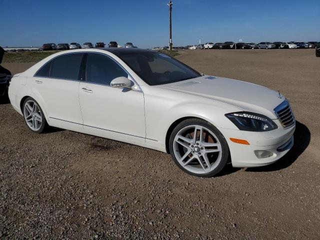 WDDNG86X07A145800 - 2007 MERCEDES-BENZ S 550 4MATIC WHITE photo 4