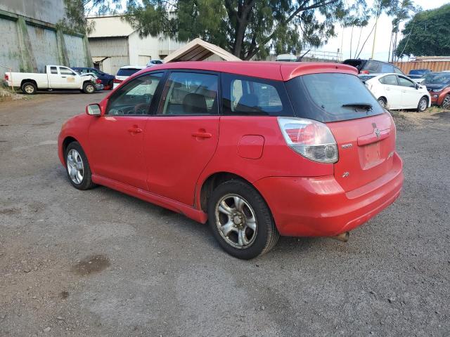 2T1KR32E88C693720 - 2008 TOYOTA COROLLA MA XR RED photo 2