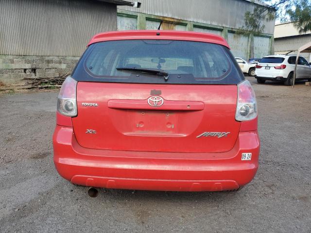 2T1KR32E88C693720 - 2008 TOYOTA COROLLA MA XR RED photo 6