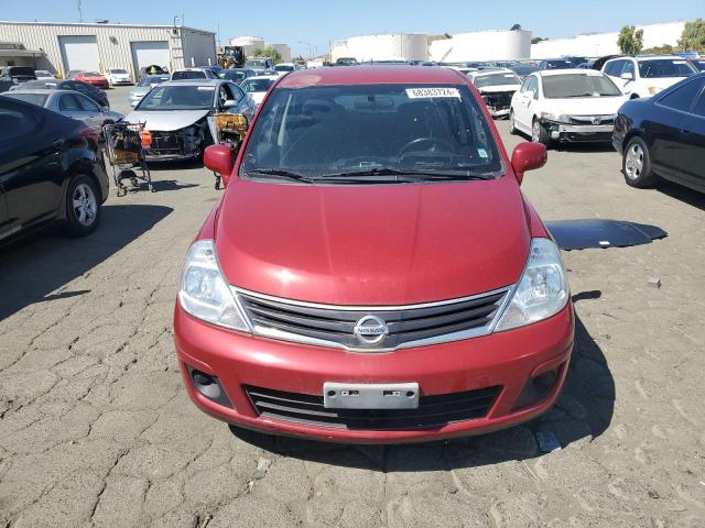 3N1BC1AP1AL371810 - 2010 NISSAN VERSA S RED photo 5