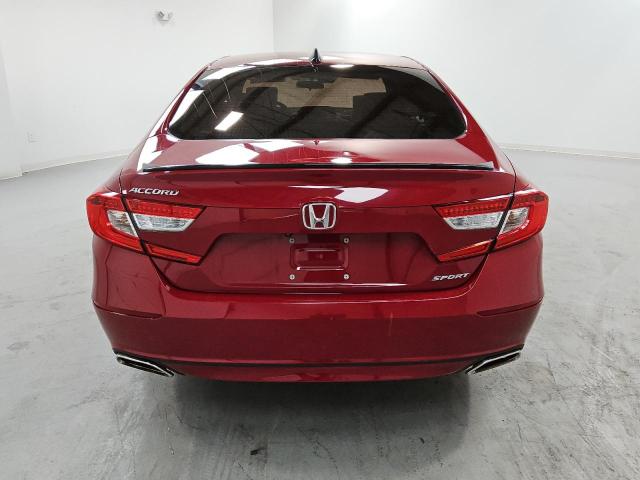 1HGCV1F31MA079802 - 2021 HONDA ACCORD SPORT RED photo 6