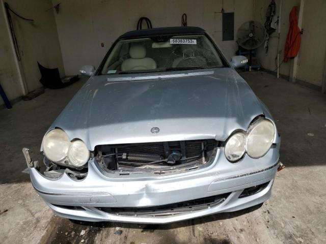 WDBTK56F88T089325 - 2008 MERCEDES-BENZ CLK 350 BLUE photo 5