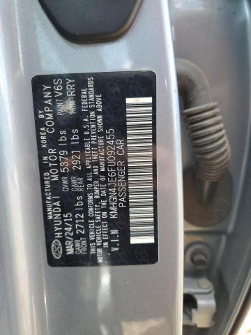 KMHGN4JE6FU092455 - 2015 HYUNDAI GENESIS 3.8L 灰色 照片 12