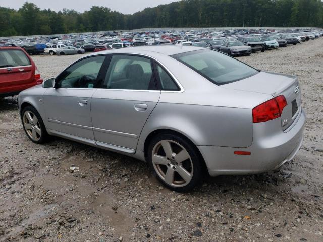 WAUDH78E18A019601 - 2008 AUDI A4 3.2 QUATTRO SILVER photo 2