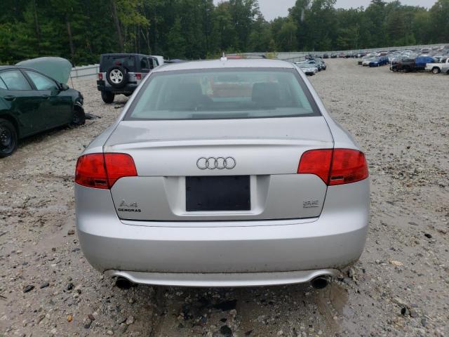 WAUDH78E18A019601 - 2008 AUDI A4 3.2 QUATTRO SILVER photo 6