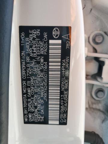 JTKKT624565017464 - 2006 TOYOTA SCION XA თეთრი ფოტო 12