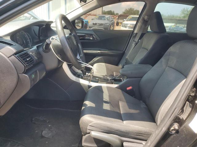 1HGCR2F32GA115639 - 2016 HONDA ACCORD LX BLACK photo 7
