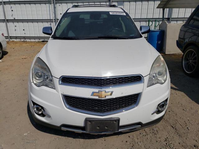 2GNFLGE52C6347539 - 2012 CHEVROLET EQUINOX LTZ WHITE photo 5