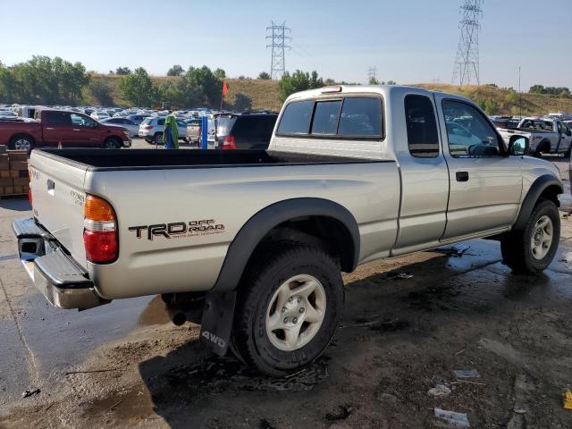 5TEWN72NX2Z113289 - 2002 TOYOTA TACOMA XTRACAB Gümüş foto 3