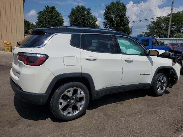 3C4NJDCB9LT168198 - 2020 JEEP COMPASS LIMITED WHITE photo 3