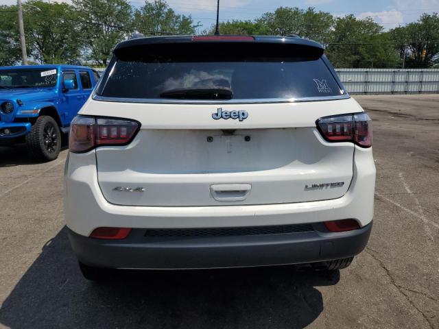3C4NJDCB9LT168198 - 2020 JEEP COMPASS LIMITED WHITE photo 6