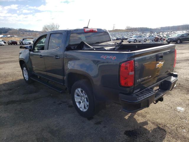 1GCGTCEN6K1120197 - 2019 CHEVROLET COLORADO LT GRAY photo 2