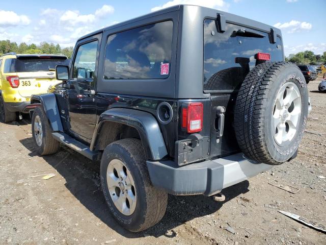 1C4AJWBG3FL704439 - 2015 JEEP WRANGLER SAHARA BLACK photo 2