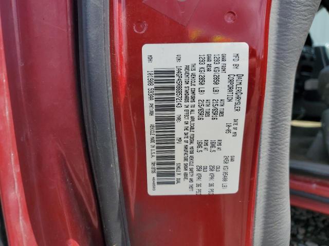 1A4GP45R86B572143 - 2006 CHRYSLER TOWN & COU Marron photo 13