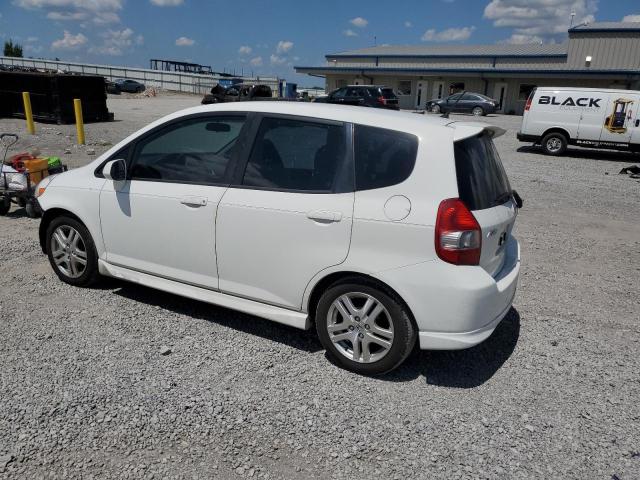 JHMGD38647S039295 - 2007 HONDA FIT S WHITE photo 2