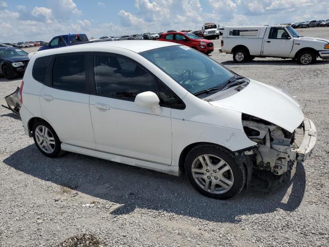 JHMGD38647S039295 - 2007 HONDA FIT S WHITE photo 4