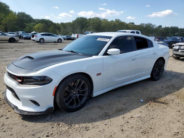 2C3CDXGJ0LH244454 - 2020 DODGE CHARGER SCAT PACK WHITE photo 1