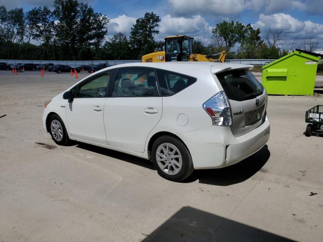 JTDZN3EU4D3287935 - 2013 TOYOTA PRIUS V WHITE photo 2