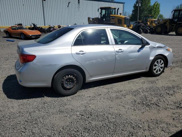 JTDBU4EE3AJ055188 - 2010 TOYOTA COROLLA BASE SILVER photo 3