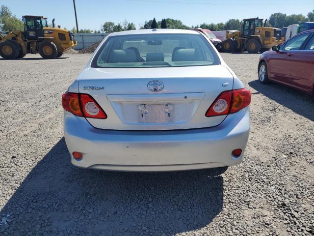 JTDBU4EE3AJ055188 - 2010 TOYOTA COROLLA BASE SILVER photo 6