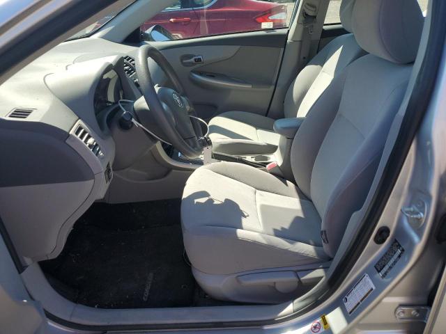 JTDBU4EE3AJ055188 - 2010 TOYOTA COROLLA BASE SILVER photo 7
