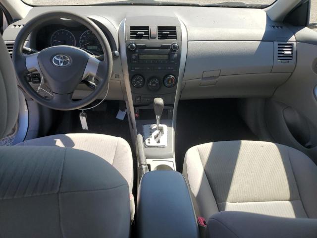 JTDBU4EE3AJ055188 - 2010 TOYOTA COROLLA BASE SILVER photo 8