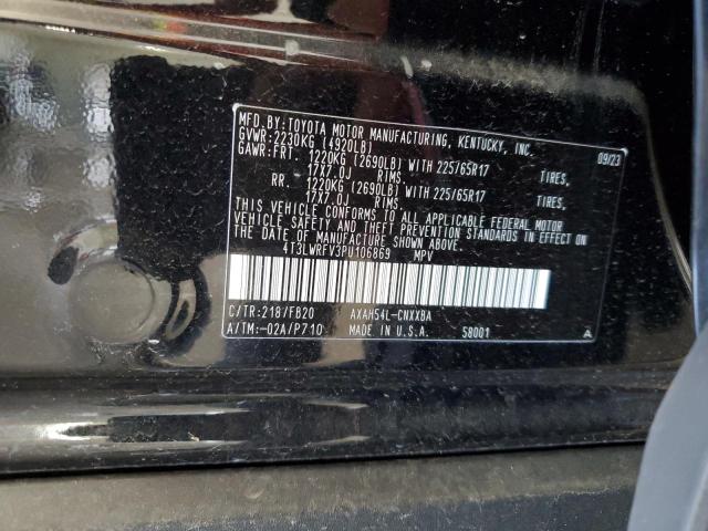 4T3LWRFV3PU106869 - 2023 TOYOTA RAV4 LE Қызғылт сары фото 14