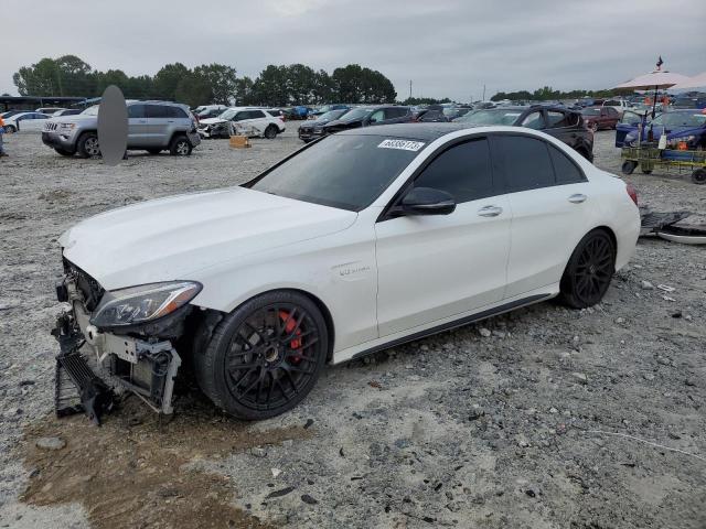 55SWF8HB8HU185164 - 2017 MERCEDES-BENZ C 63 AMG-S WHITE photo 1