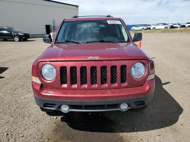 1C4NJRAB5HD125586 - 2017 JEEP PATRIOT RED photo 5