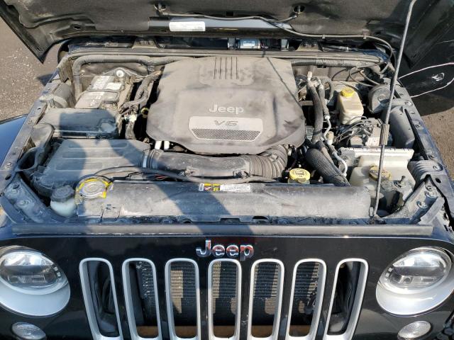 1C4BJWEG1GL262374 - 2016 JEEP WRANGLER U SAHARA შავი ფოტო 11