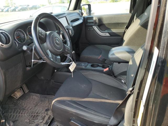 1C4BJWEG1GL262374 - 2016 JEEP WRANGLER U SAHARA შავი ფოტო 7