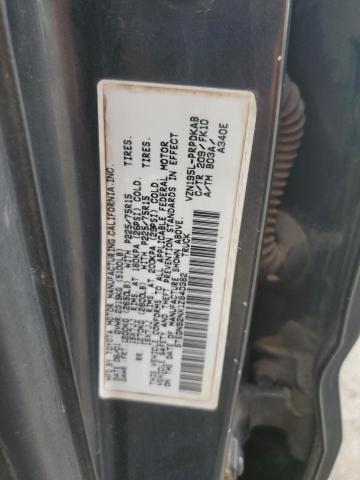 5TEGN92NX1Z840382 - 2001 TOYOTA TACOMA DOUBLE CAB PRERUNNER BLACK photo 12