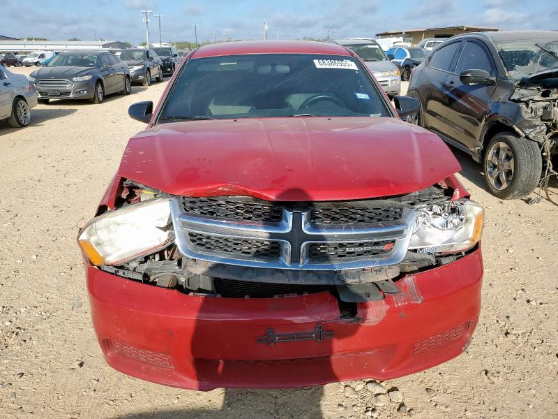 1C3CDZAB0DN689380 - 2013 DODGE AVENGER SE წითელი ფოტო 5